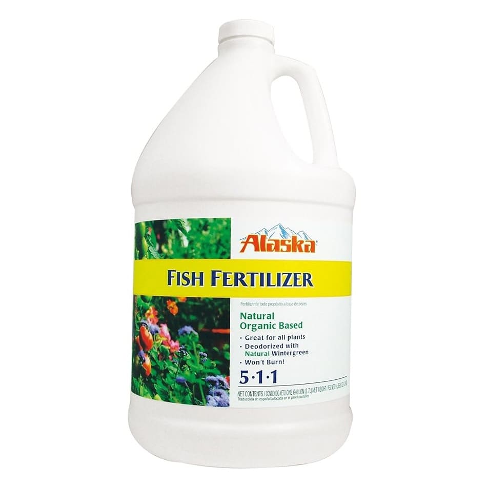 Alaska Fish Emulsion 5-1-1 Plant Fertilizer - Gallon, 128oz