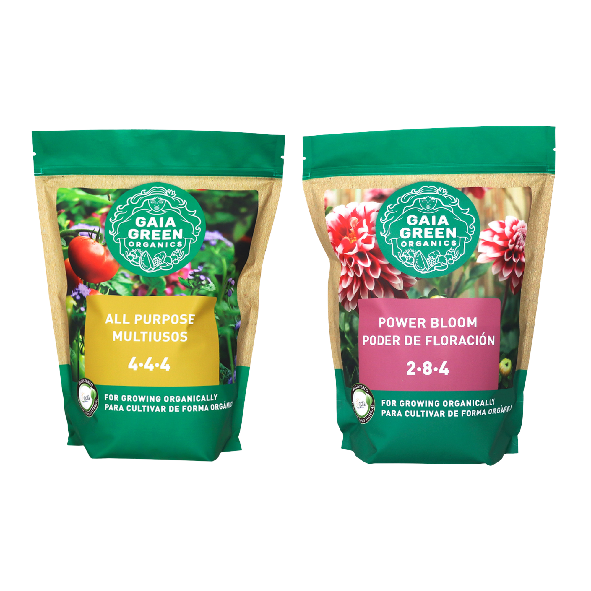 Gaia Green All Purpose & Power Bloom, Organic Dry Amendment Bundle