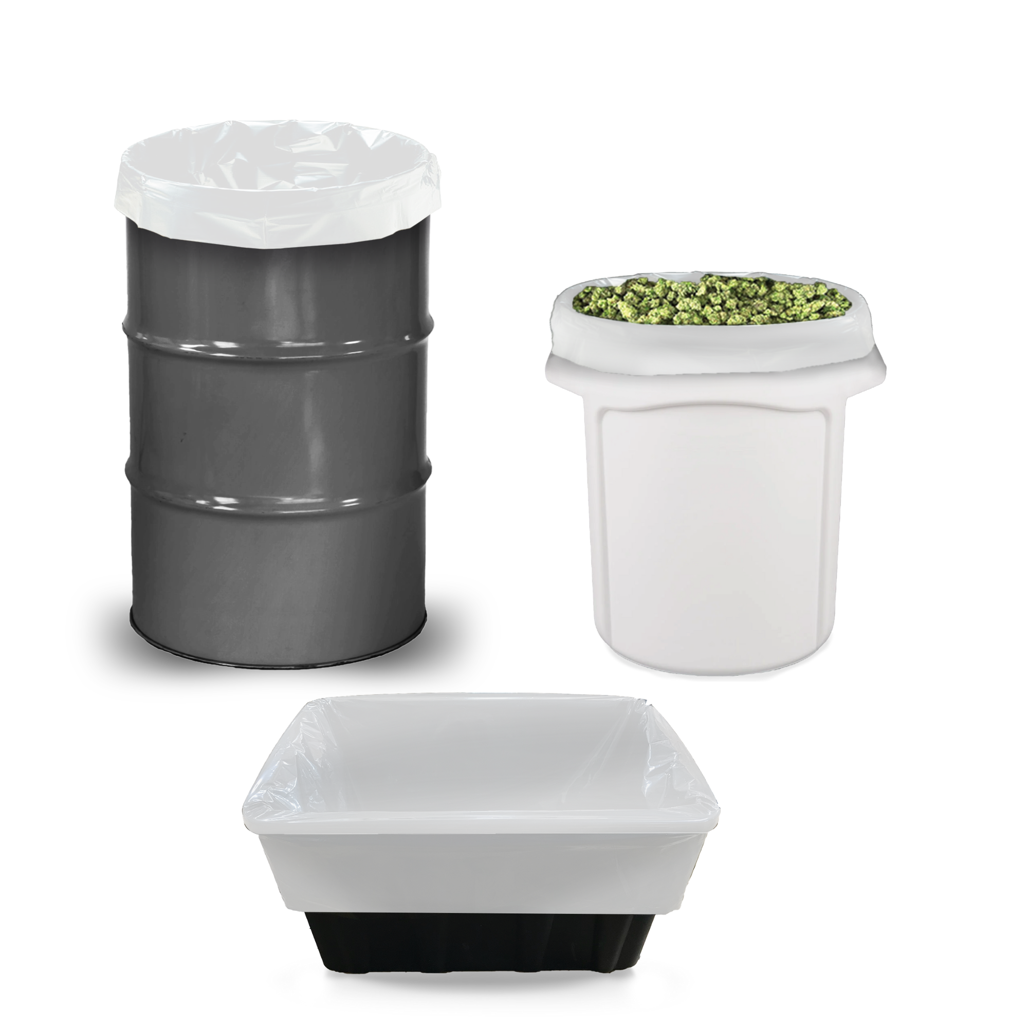 Grove Bags Terploc Tote & Bin Liners for 20, 27, 55 Gallon Containers