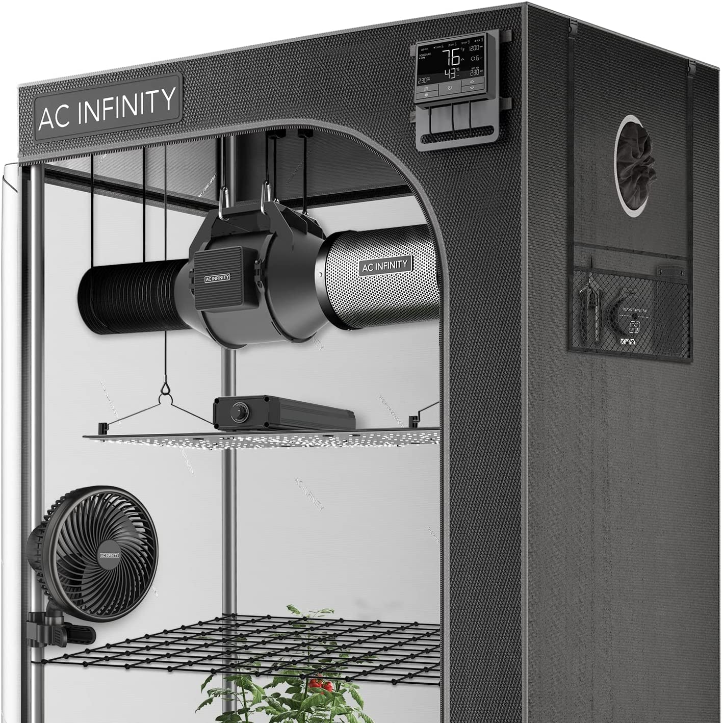 3x3 Indoor Grow Tent Kit, AC Infinity 3 Plant Kit - AC Infinity - Happy Hydro