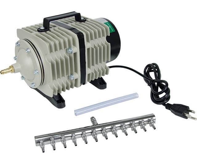 Commercial Air Pump for Hydroponics, 12 Outlets - Active Aqua - Happy Hydro