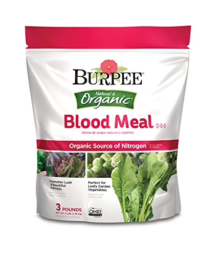 Burpee Blood Meal Fertilizer 12-0-0, 3 lb - Burpee - Happy Hydro