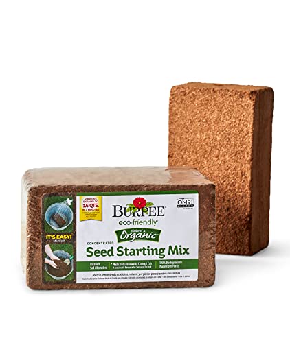 Burpee Organic Coconut Coir Seed Starting Mix, 16 Quart - Burpee - Happy Hydro