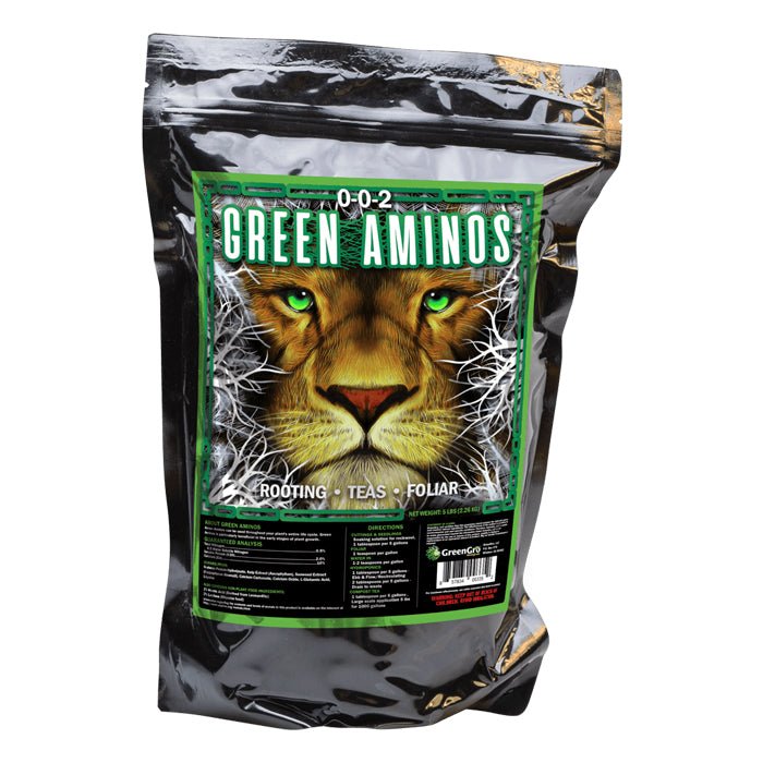 Green Gro Green Aminos NPK 0.5-0-2 Rooting, Teas, Foliar Feeding - GreenGro - Happy Hydro