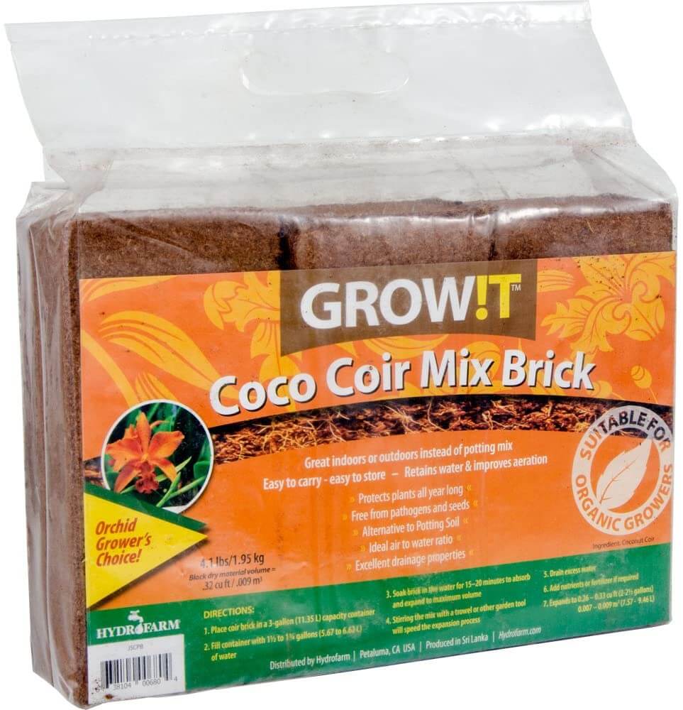 GROW!T Coco Coir Brick 1CF - GROW!T - Happy Hydro