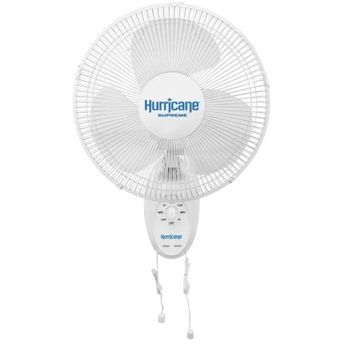 Hurricane Supreme Oscillating Wall Mount Fan 12 in - Hurricane - Happy Hydro