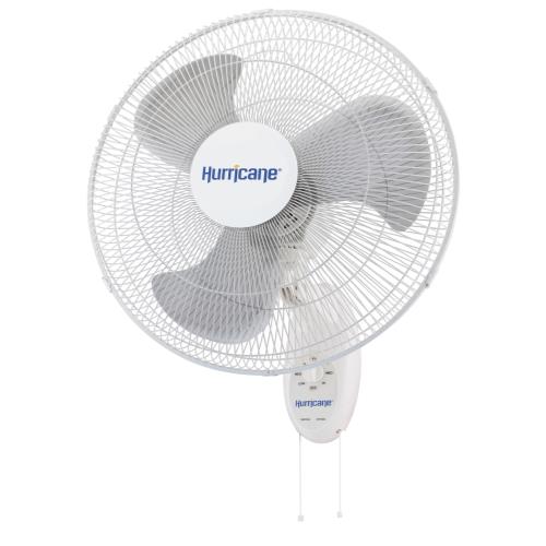 Hurricane Supreme Oscillating Wall Mount Fan 18 in - Hurricane - Happy Hydro