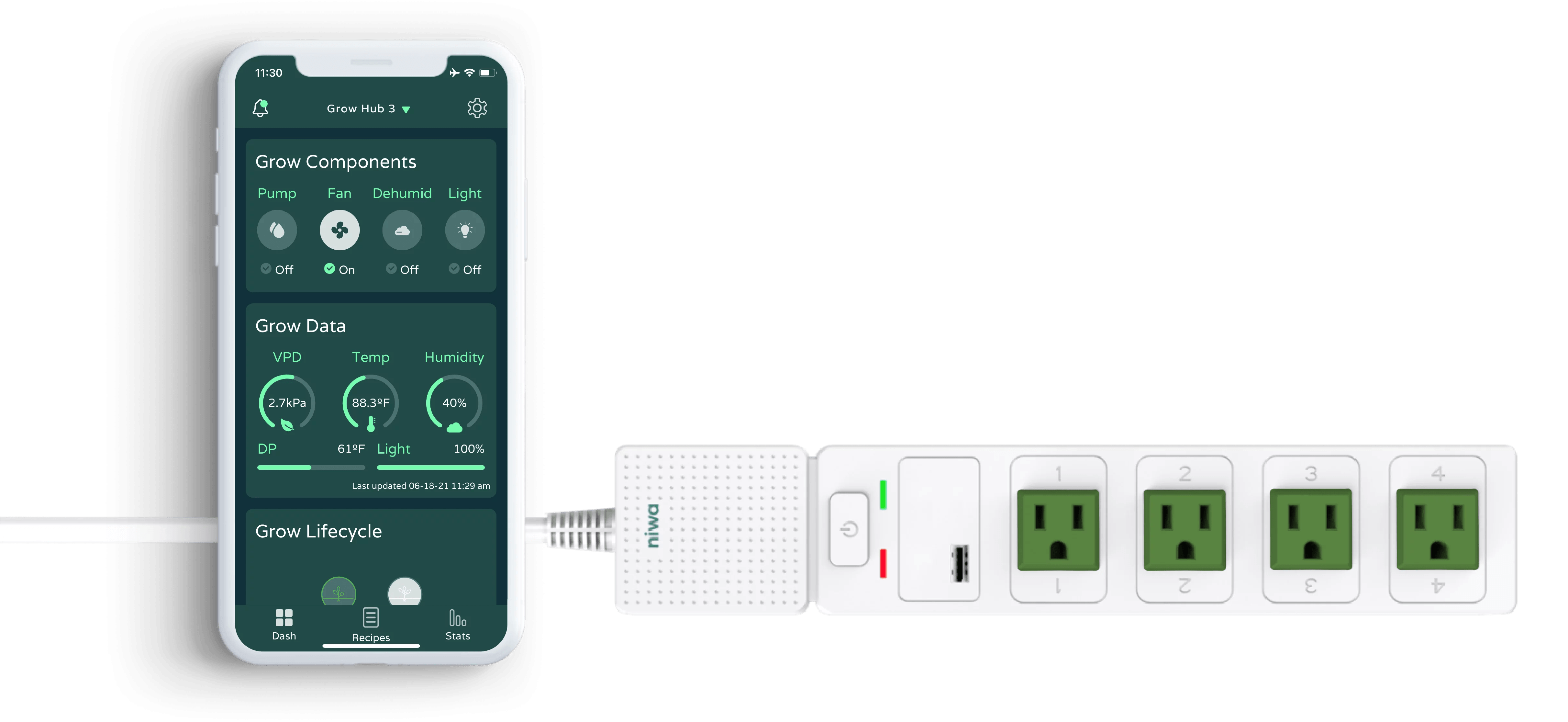 NIWA Grow Hub+ Automate Your Grow Room - NIWA - Happy Hydro